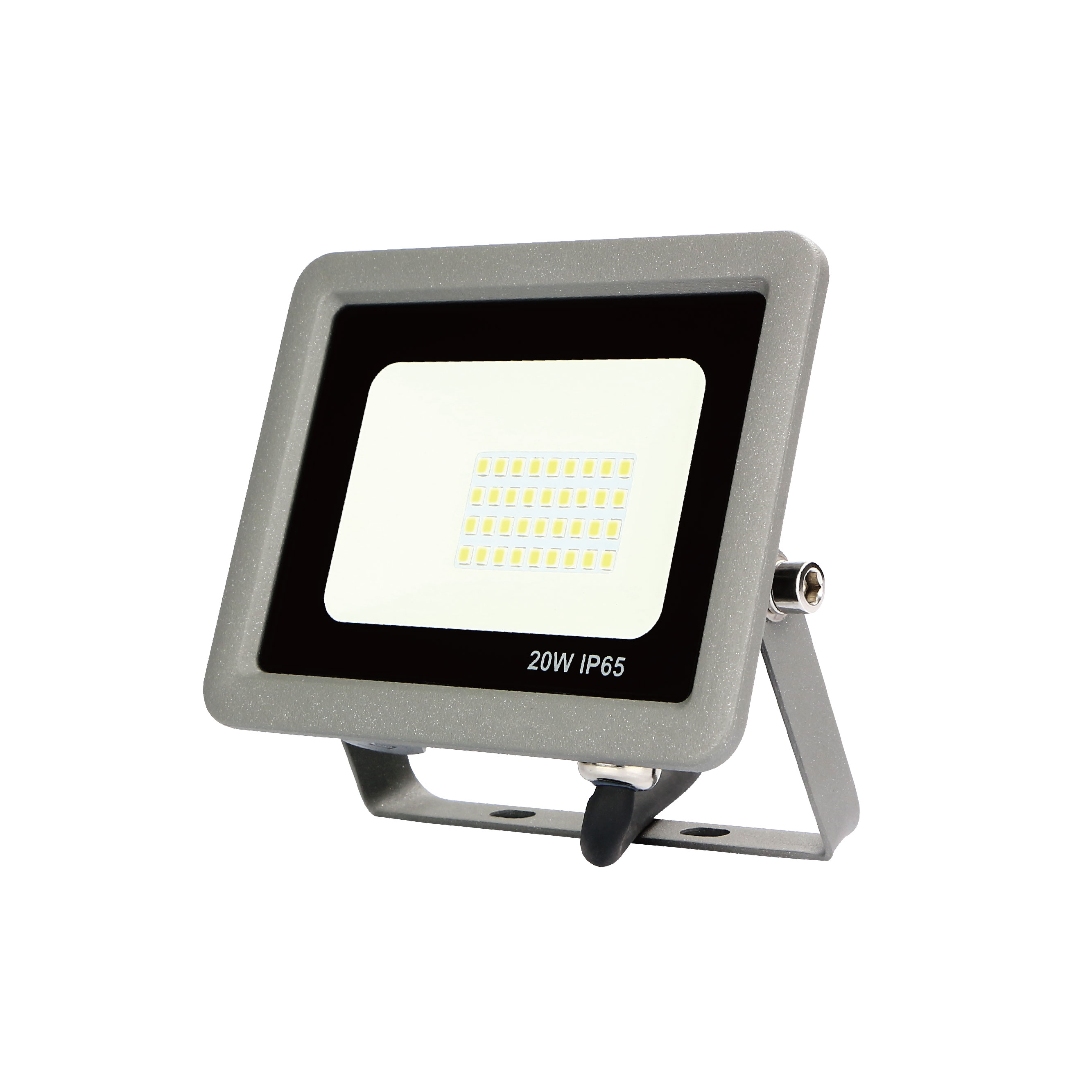 Smd Aluminium Black Ip65 Mini 20Watt Lens Led Floodlight 150lm/w Flood Light