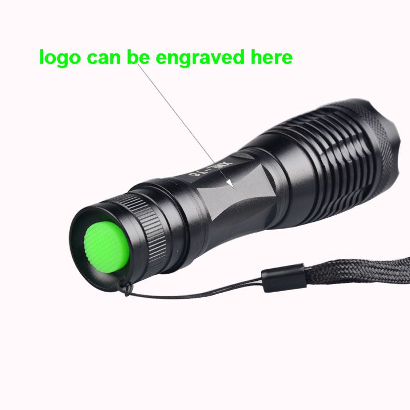 XM-L LED Zoomable 2000 Lumen G700 X800 T6 Tactical Flashlight