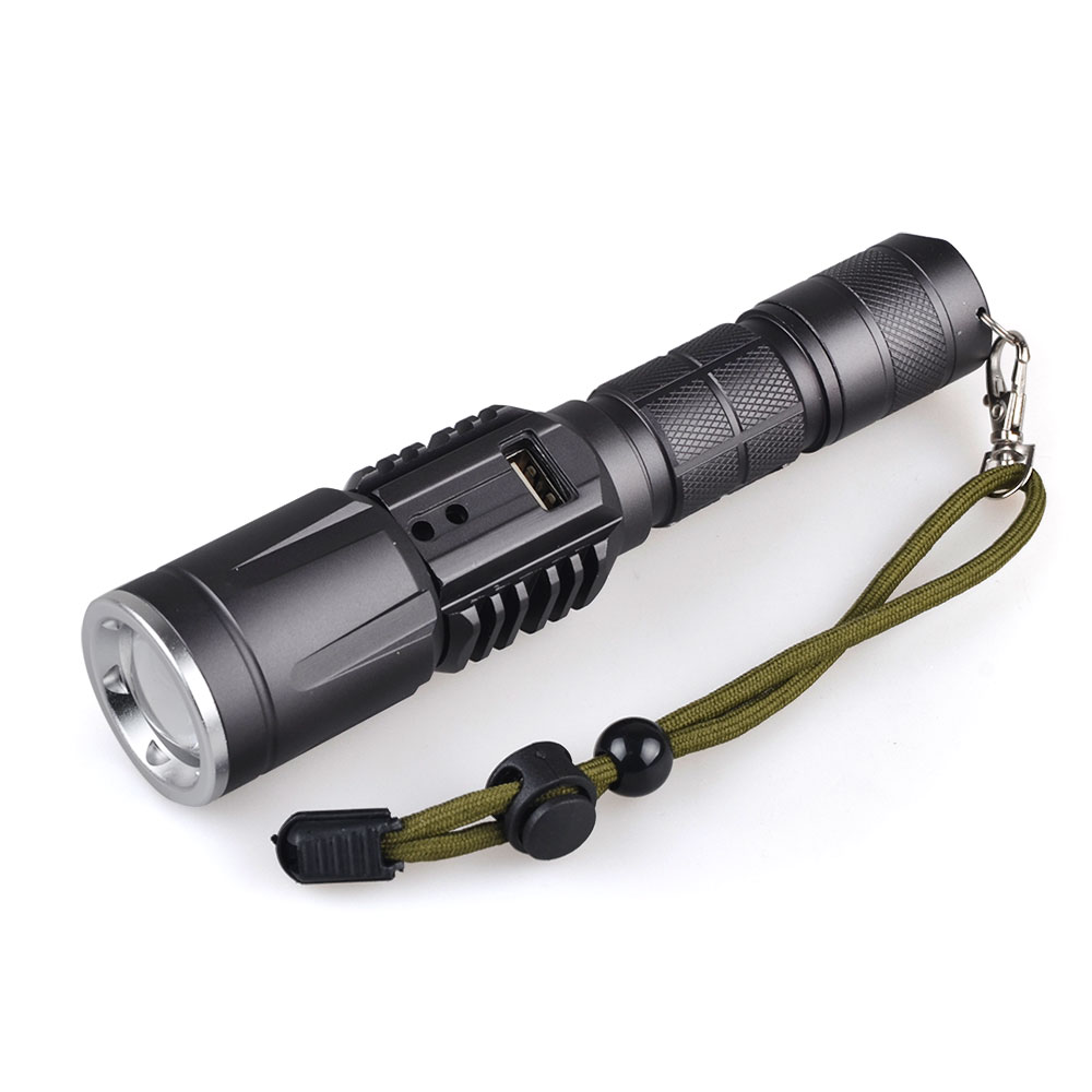 High Lumen Rapid Response Best Tactical USB Rechargeable Flashlight