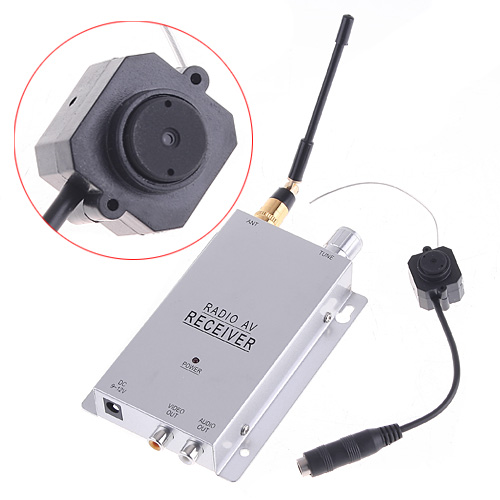 Wireless 1.2Ghz Mini Camera 380TVL Color CMOS 3.66mm Lens Home Security Camera Surveillance