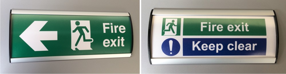 Wall mounted hanging metal sign plate acrylic transparency silk-screen printed plaque for office floor signs