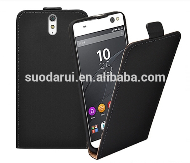 Ultra Slim Flip Leather Cover Case for Sony Xperia C5 Mobile Phone Case