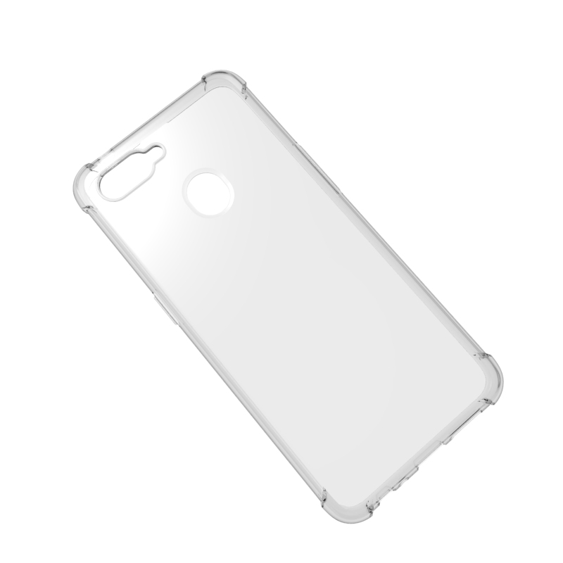 Transparent Shockproof soft Tpu cover case For OPPO F9