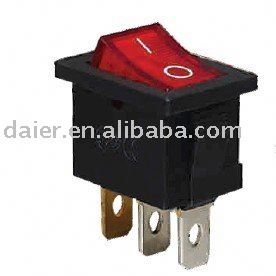 boat rocker switch with light