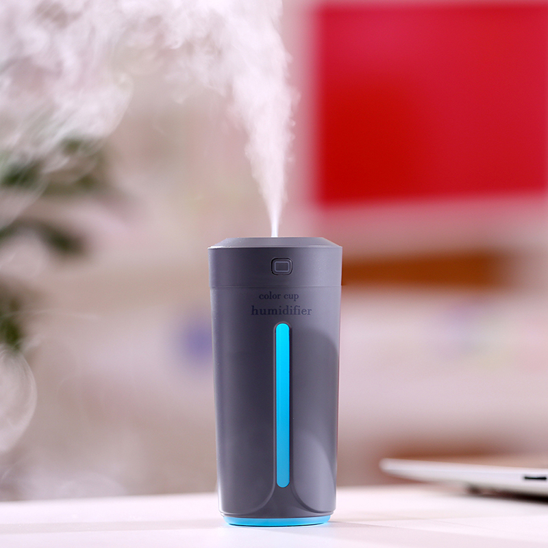 Ultrasonic Air Humidifier Essential Oil Diffuser With 7 Color Lights Electric Aromatherapy USB Humidifier Car Aroma Diffuser