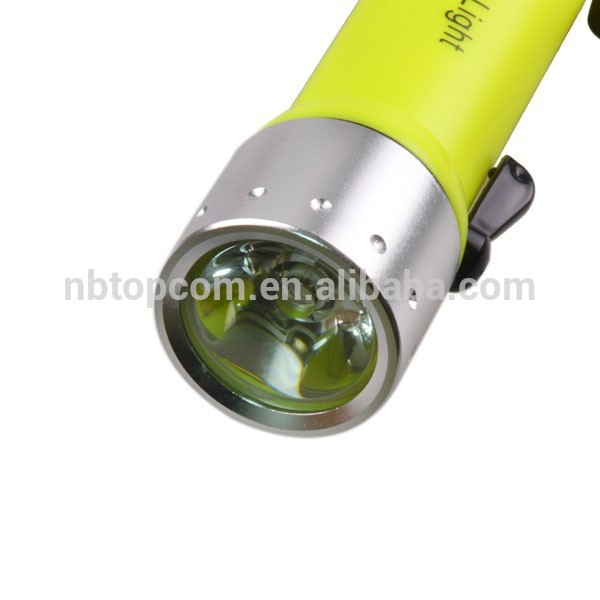 Powerful LED Magnetic Switch Underwater Torch Flashlight For Diving