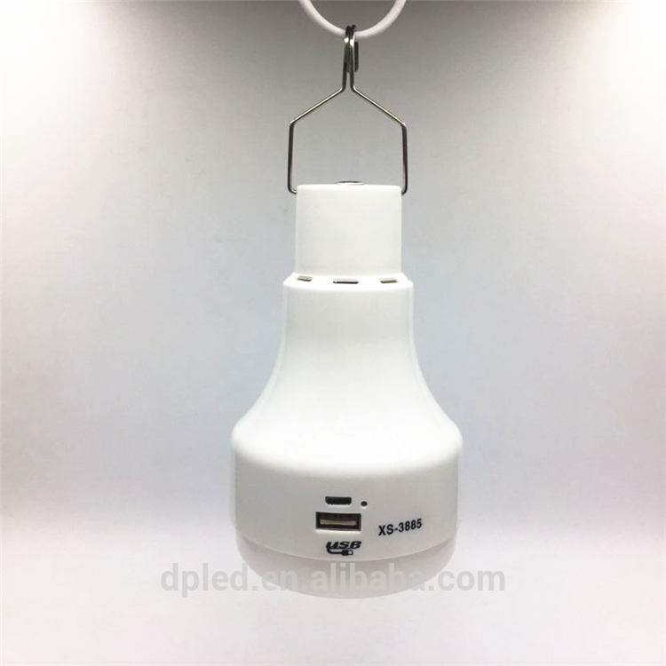 Solar light bulb with torch light 3 mode lighting usb power output