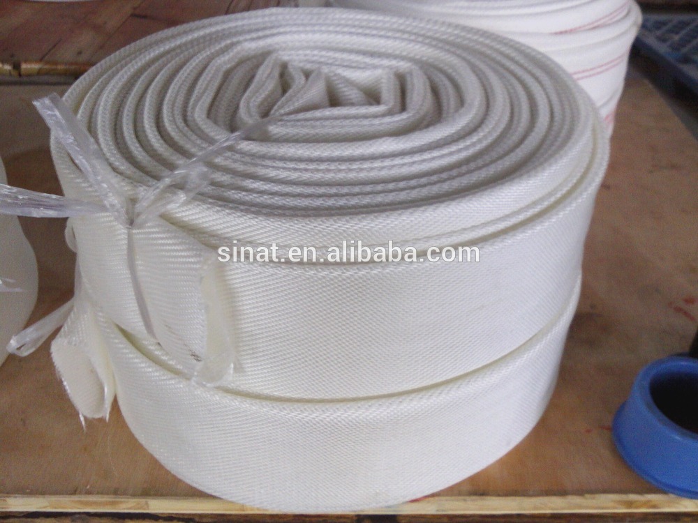 Anti corrosion polyester short fiber fire hose