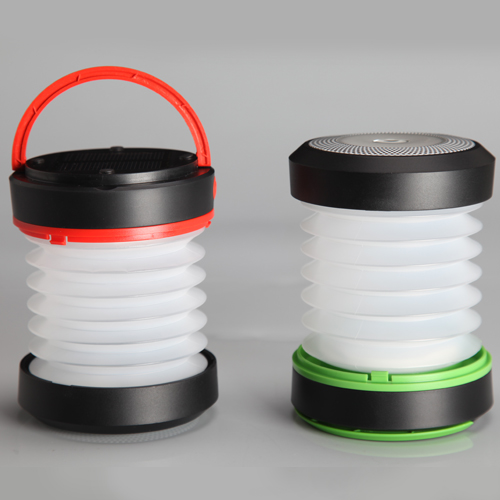 LED Camping Light Inflatable Pop Up Solar Lantern With Power Bank