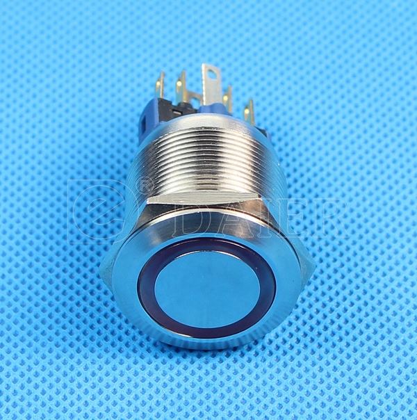 1NO 1NC Sliver Stainless steel Normally Open Momentary Switch