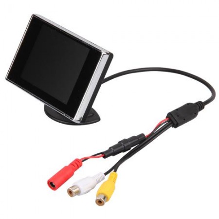 3.5 TFT LCD Car Rear View VCR DVD CCTV Reversing Camera Monitor
