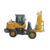 Hydraulic Roadside guardrail post driving machine wheel pile driver Price