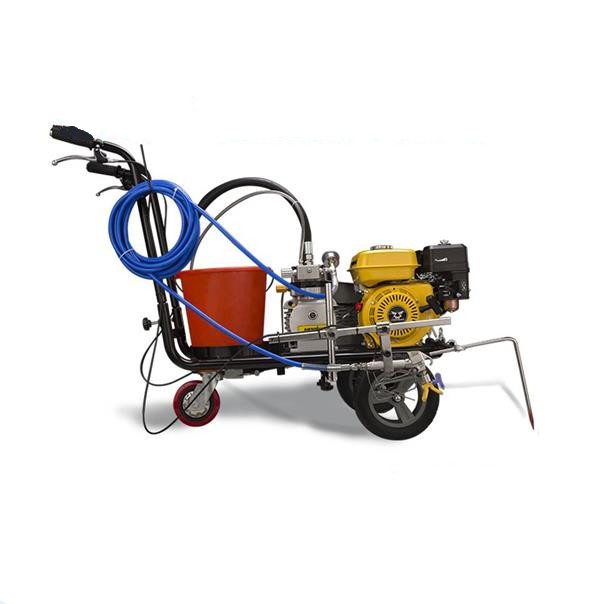 Cold paint doule sprayer road marking machine