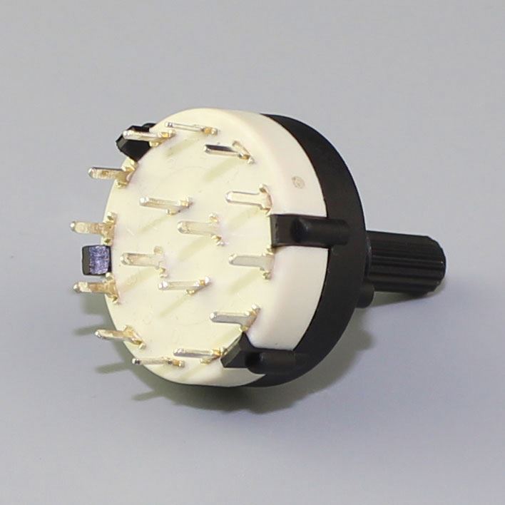 0.15A 250VAC 3 Pole Rotary Switch Position