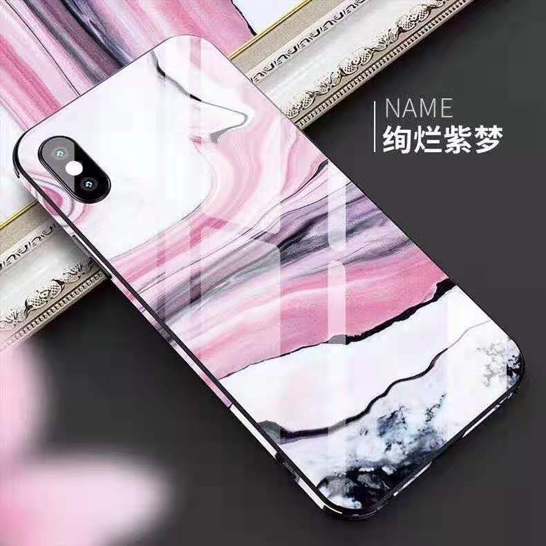 2019 Unique Abstract Star Cloud Fancy Mobile Phone Cover for iPhone Xr X 8 Plus,for iPhone Xs Max Case Tempered Glass Marble