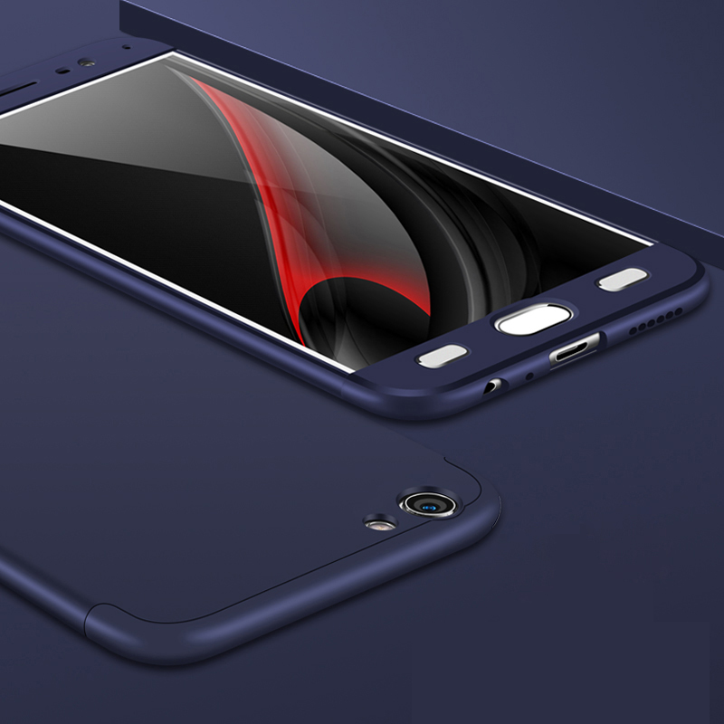 2018 hot sell 360 cover Removable 3in1 Hard PC Shield Back Cover Case for Vivo Y67 phone cases