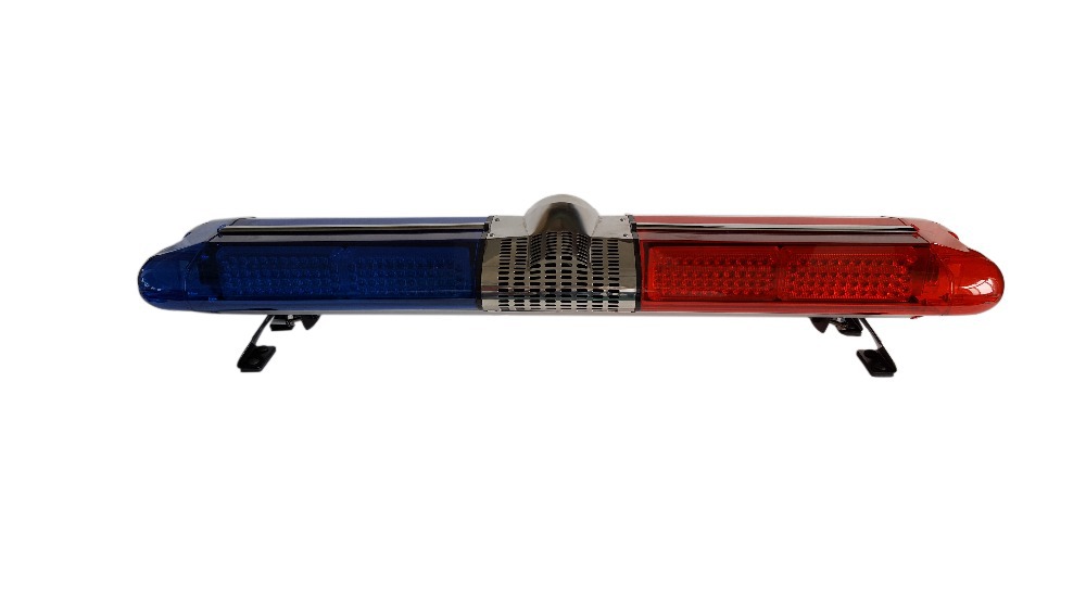 120cm red blue led security warning lightbar with siren and speaker TBD-2J405