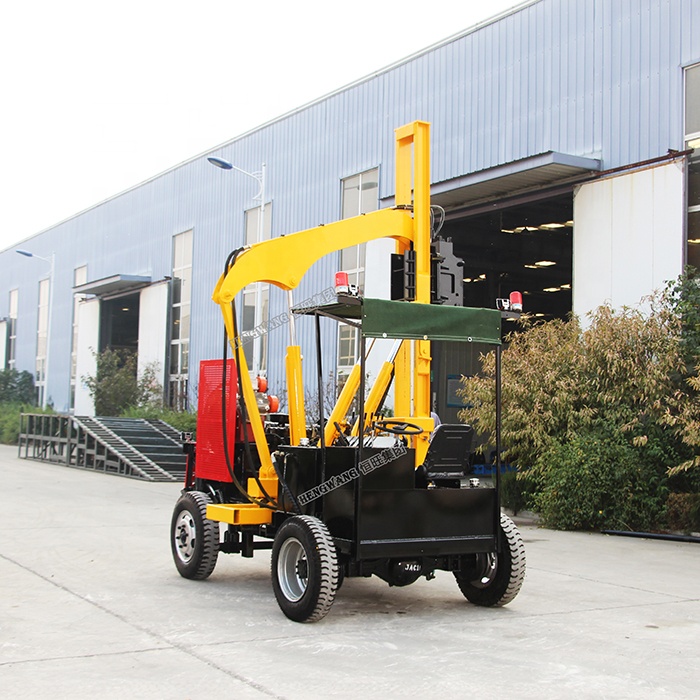 ground screw pile driving machine to Indonesia