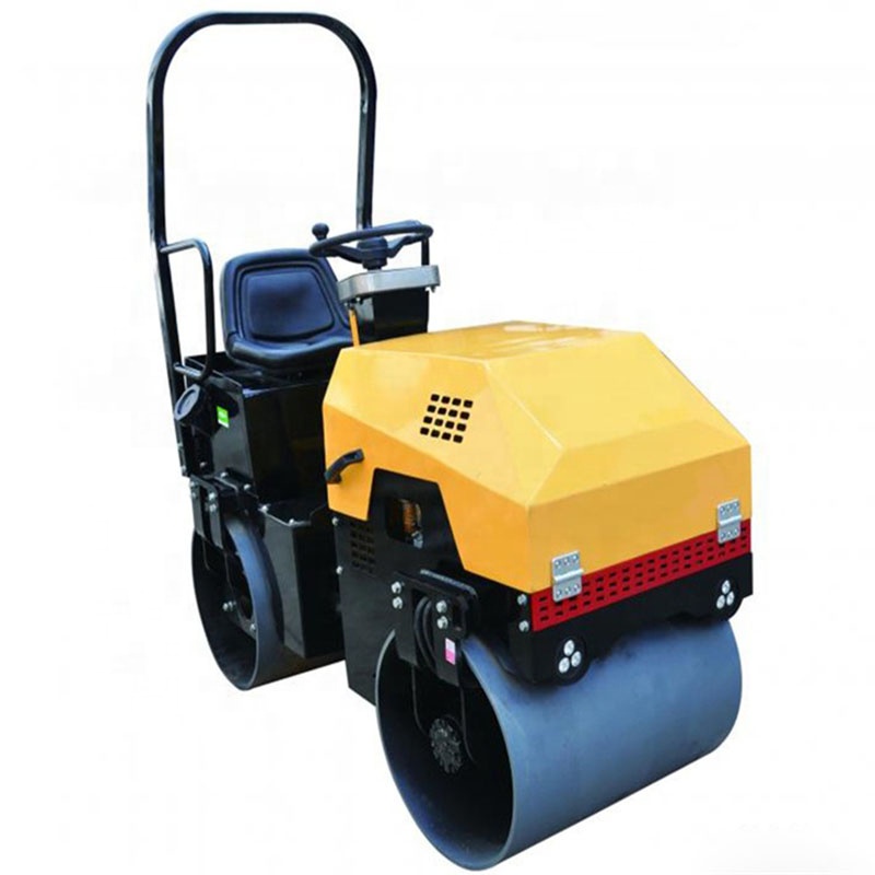 Shandong jining mini compactor factory vibrating road roller machine