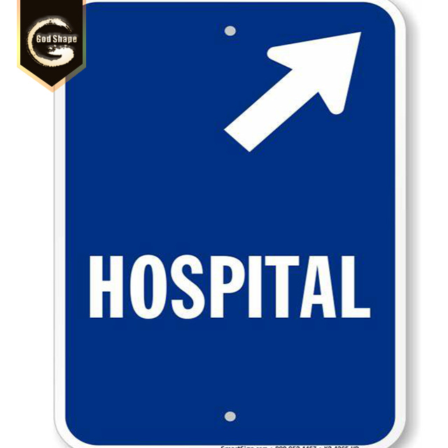 Aluminum Outdoor Hospital Guidance LED Sign
