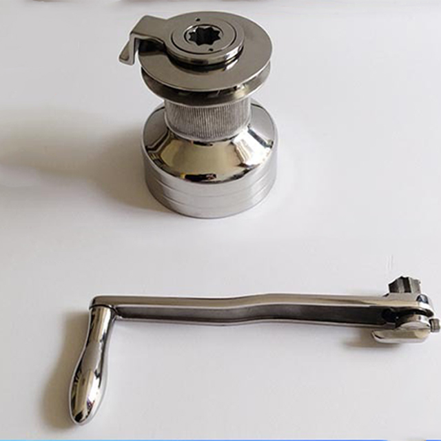 yacht handle sailing winch stainless steel JVSW-002