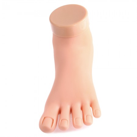 Practice Fake Foot Model Fleible Movable Soft Limbs for Nail Art Train Useful
