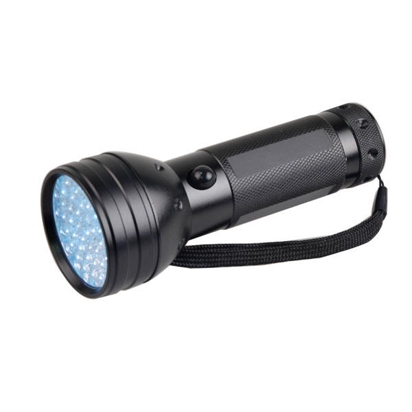 High Quality Rubber Switch UV 51 LED Flashlight