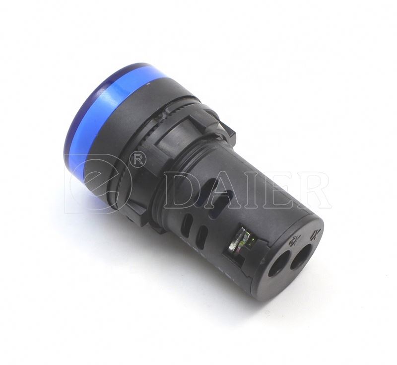 22MM Mounting Size Screw Terminal 220V Plastic Led Indicator AD16