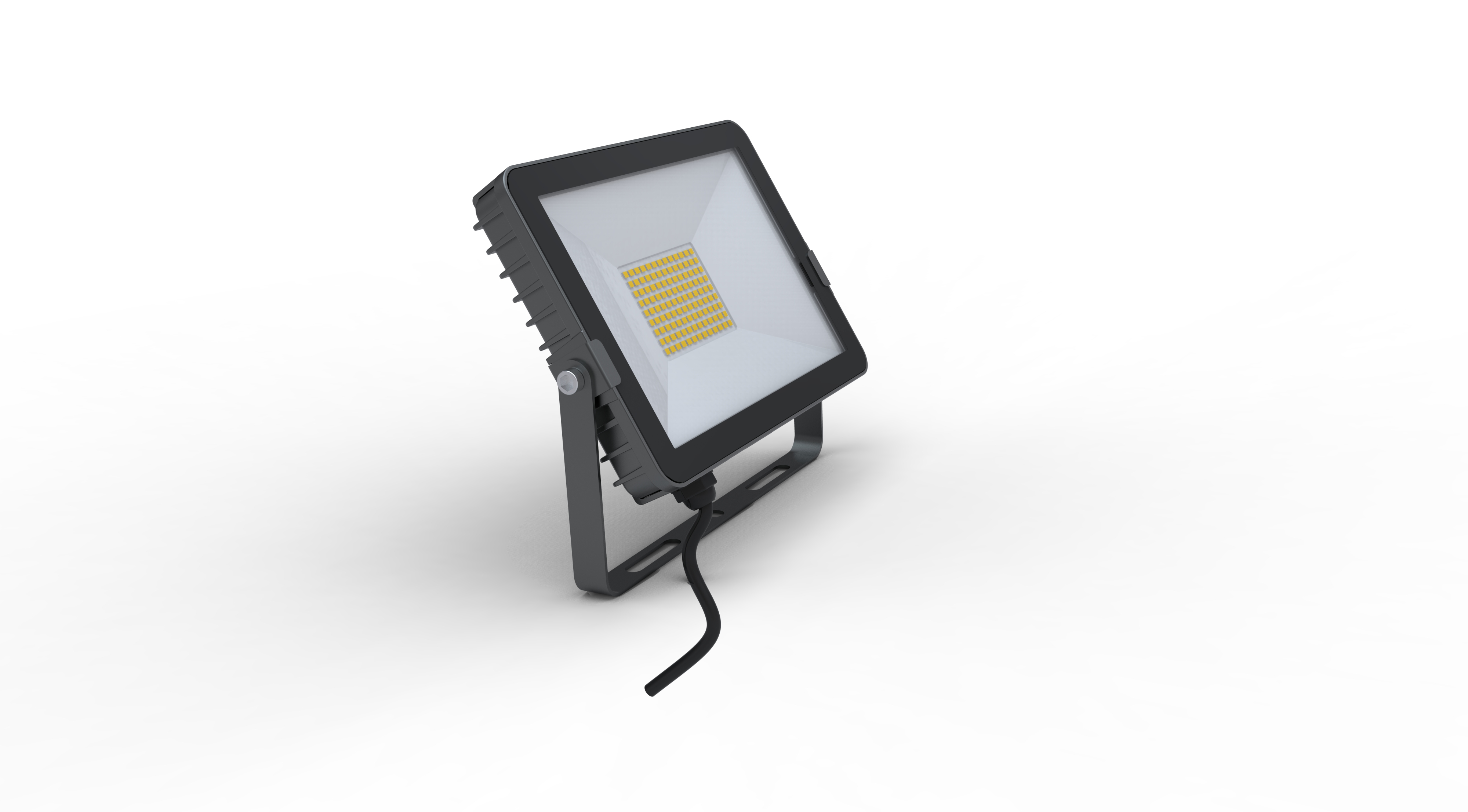 Hot Die Cast Aluminum 20W LED Flood Light Constant Current EMC