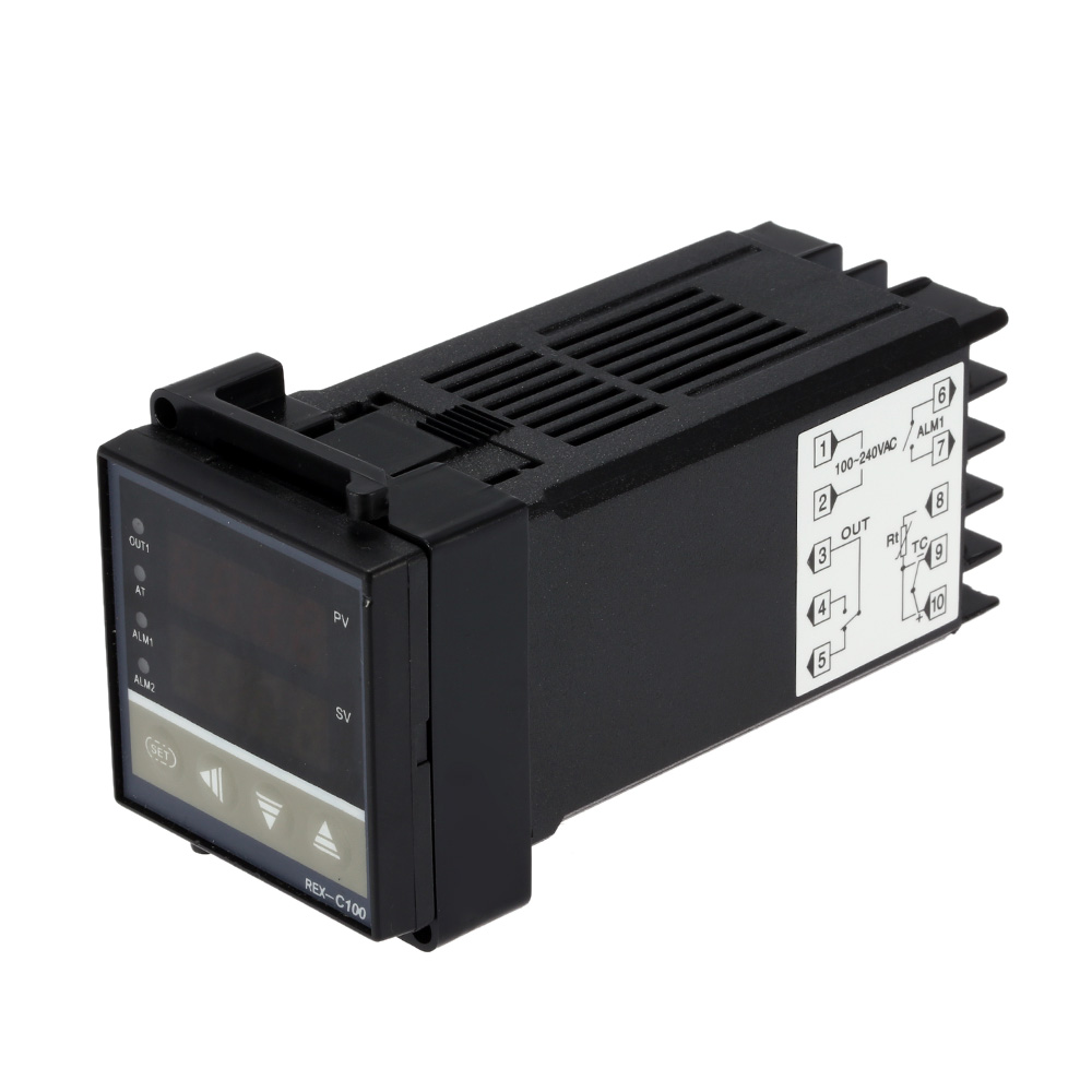 4.8*4.8*11cm Digital thermal regulator LED PID Temperature Controller Thermostat Thermometer termometro Heating Control 1 Alarm
