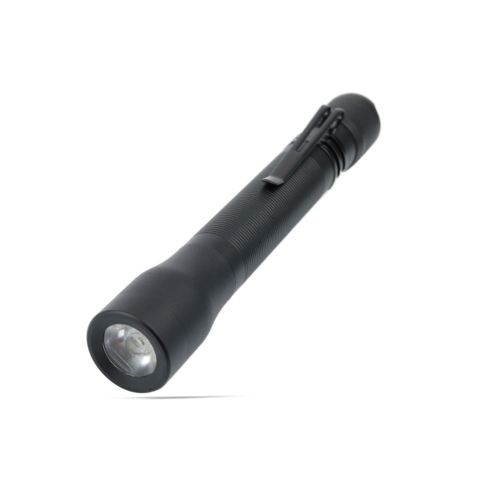 65 Lumen Aluminum AA battery powered Pocket LED Flashlight