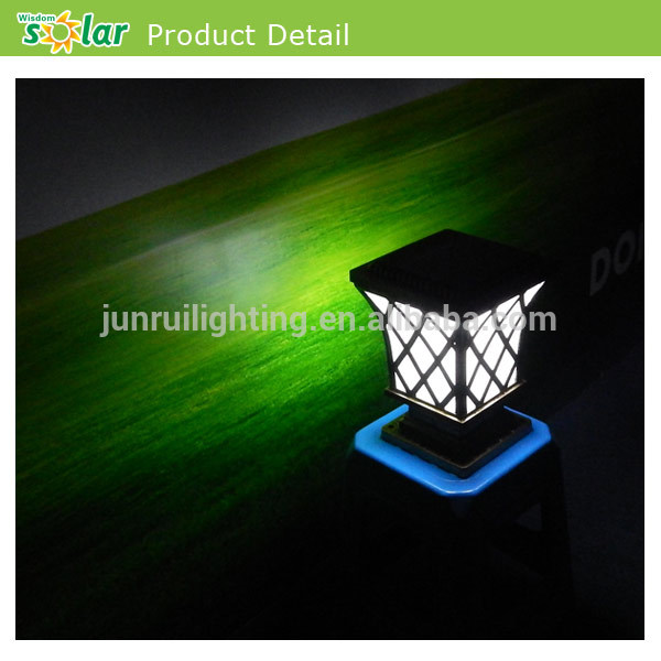 Hot Sale High Quality Outdoor Garden Solar Pillar Lights Led Solar Fence Gate Lights