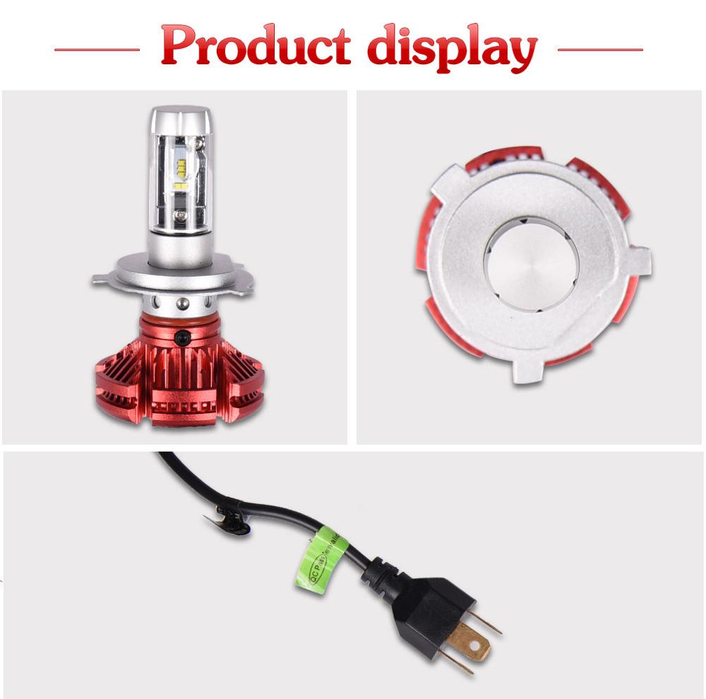 wholesale auto 6500k high power imported chips led headlight bulb