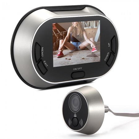 3.5 LCD Digital Door Peephole Viewer Camera Take Photo Recording