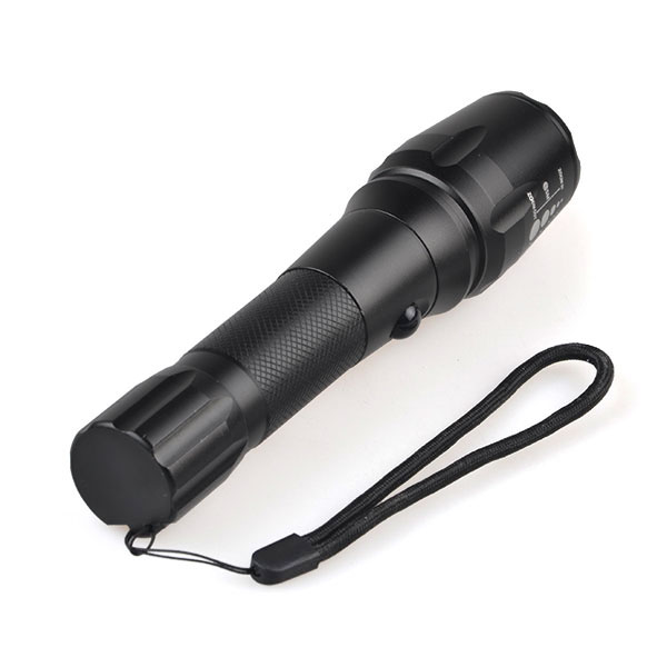 1000 Lumen LED Rechargeable Flashlight T6 XML Led Portable Zoomable 5 modes Adjustable Focus Flashlight