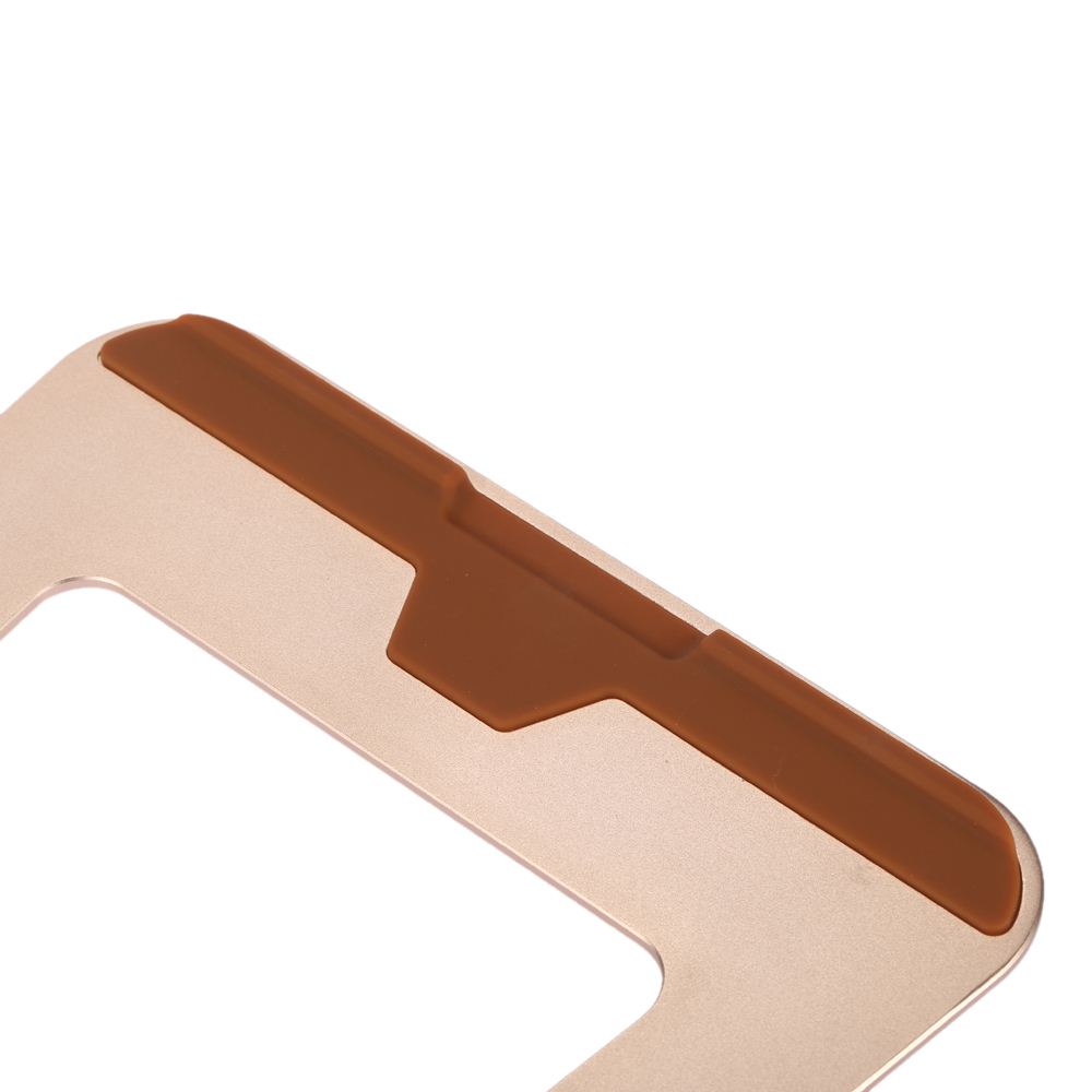 Universal Full Metal Computer Stand Dock Holder Bracket for Air Macbook Pro Mac PC Laptop Notebook Ultrabook Golden Color