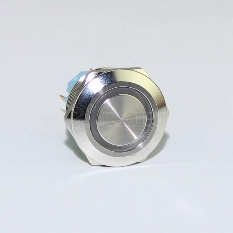 22mm DPDT 8 Pin Ring Illuminated Switch For Cabinet Light