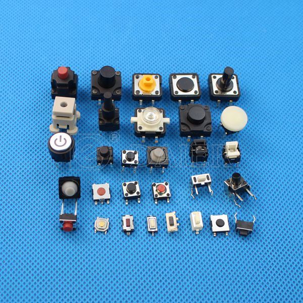 TST3425 Metal 50mA 4 Pin 3X4 Soft Tact Switch With SMT Terminal