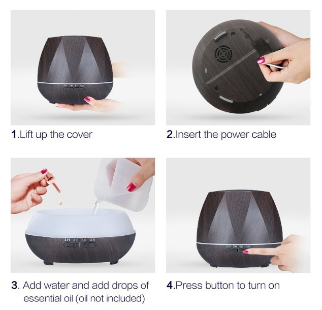 Aromatherapy Diffuser Humidifier Ultrasonic, Aroma Diffuser Ultrasonic Humidifier, Ultrasonic Air Humidifier Aroma Diffuser