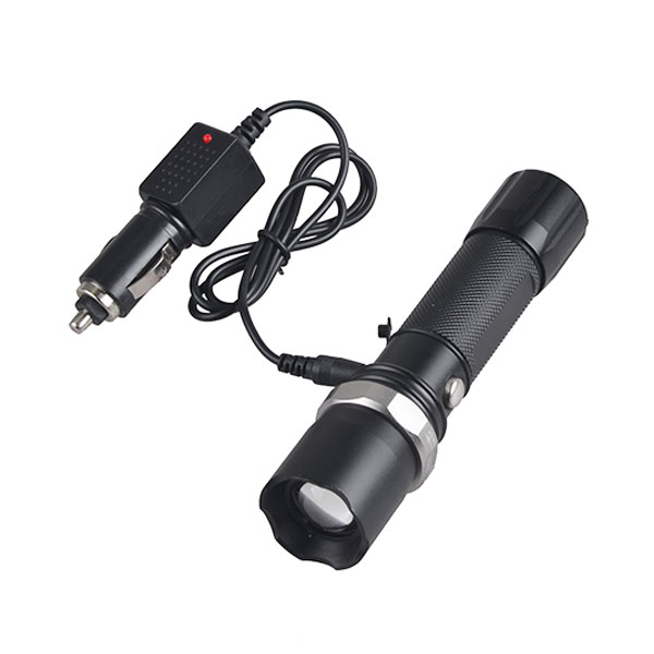 Double Color LED Flashlight Most Powerful LED White Light and Black Light Torch