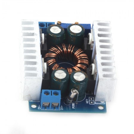 ZnDiy-BRY ZB-8 DC-DC 8A Adjustable Buck-boost CC/CV Power Supply Module - Blue + Silver