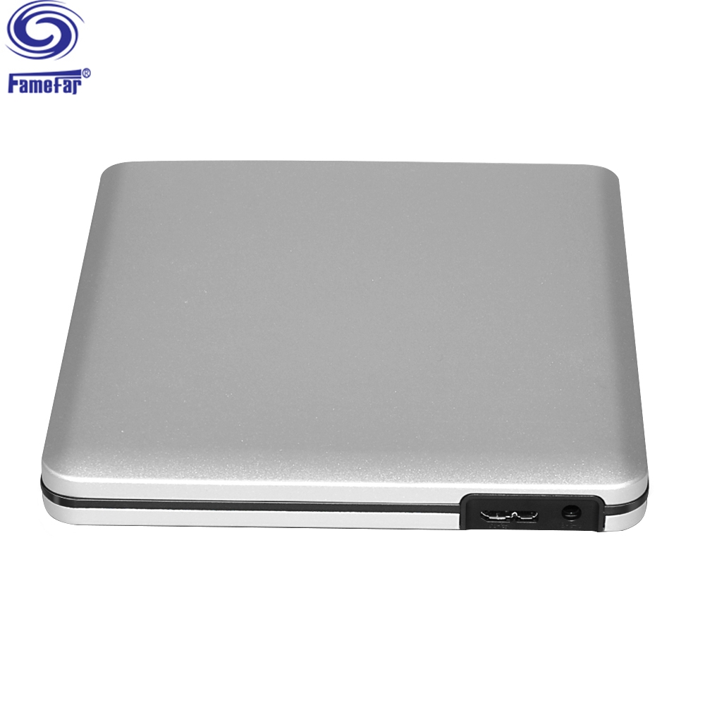 China Manufactory External USB 3.0 Aluminum blu ray player 1 pc BD-R BD-ROM DVD CD RW Burner Writer Drive