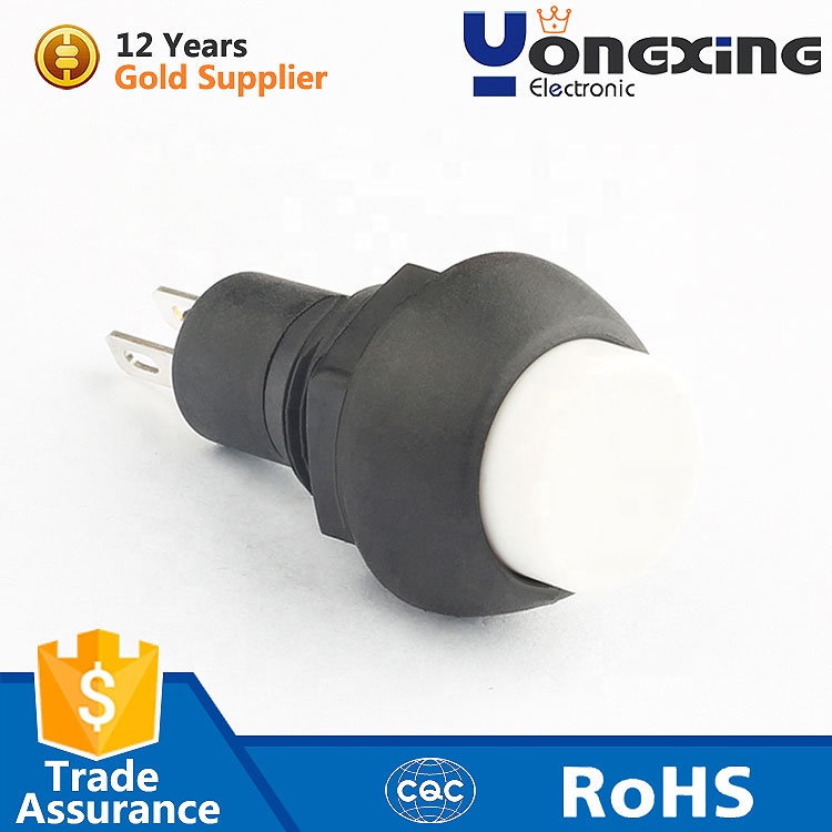 10mm IP40 1A 250V AC 1E4 single pole single throw normal open push button switch