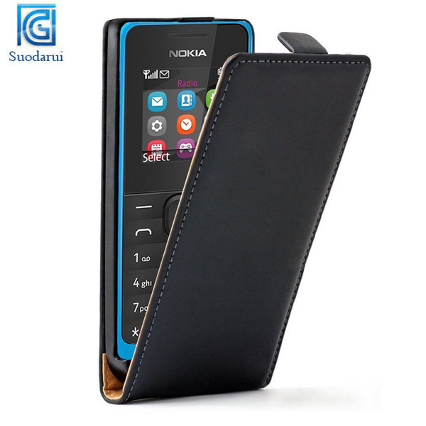 ULTRA SLIM Leather Vertical Flip Case Phone Cover for Nokia 105