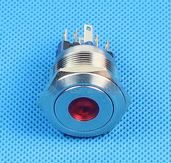22mm Stainless Steel Push Button Switch Latching