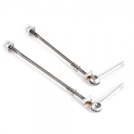 Pair Mountain Bike Bicycle Wheel Hub Skewers Quick Release Bolt Lever Ale NEW 52g