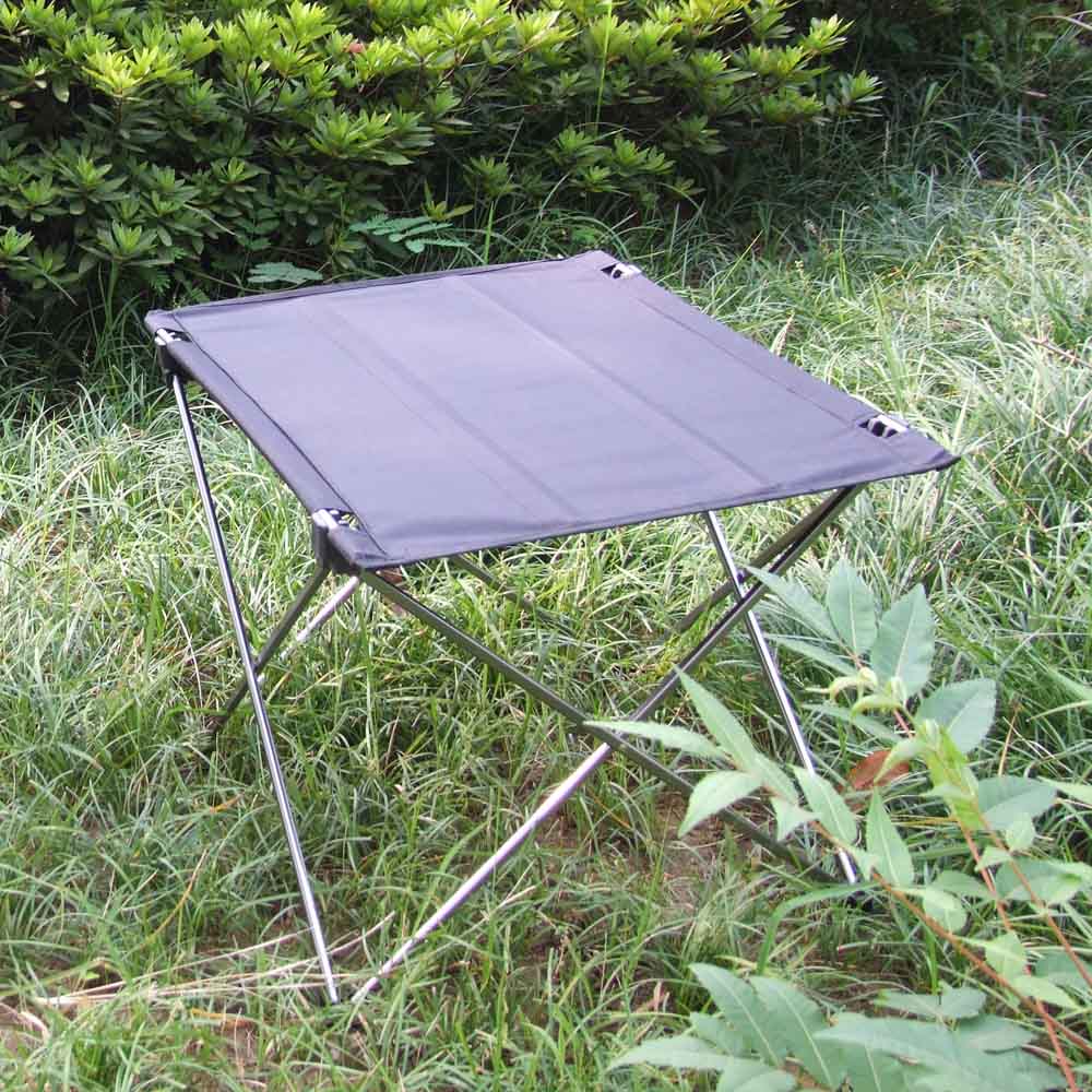 Black/Grey Ultra-light Portable Foldable Aluminium Alloy Holder Table Outdoor Camping Picnic Folding Tables Desk