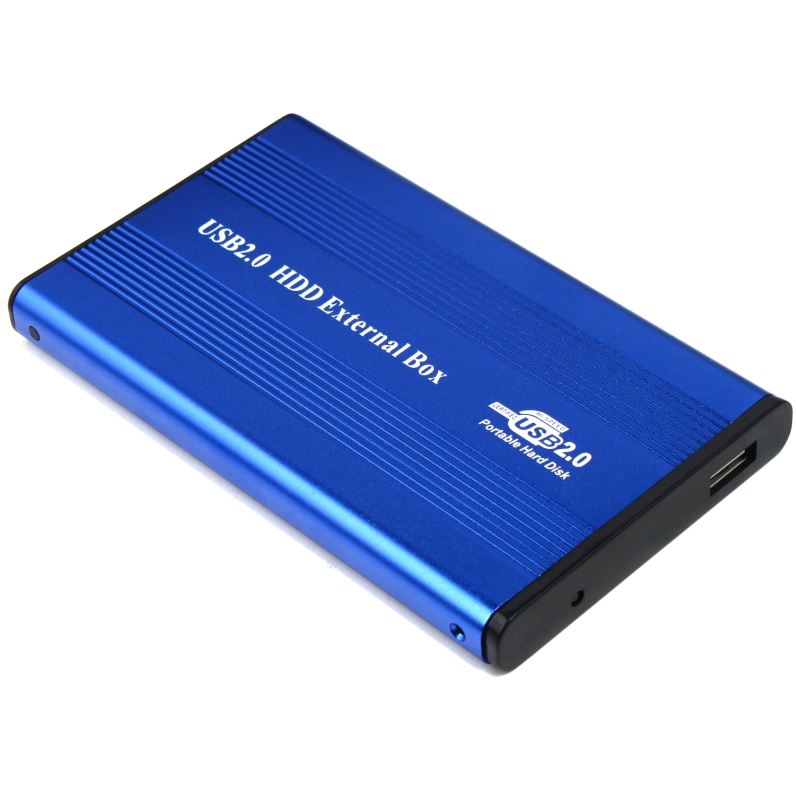 USB 2.0 HDD Hard Drive Enclosure 2.5 Inch SATA Custom Aluminium External HDD Case