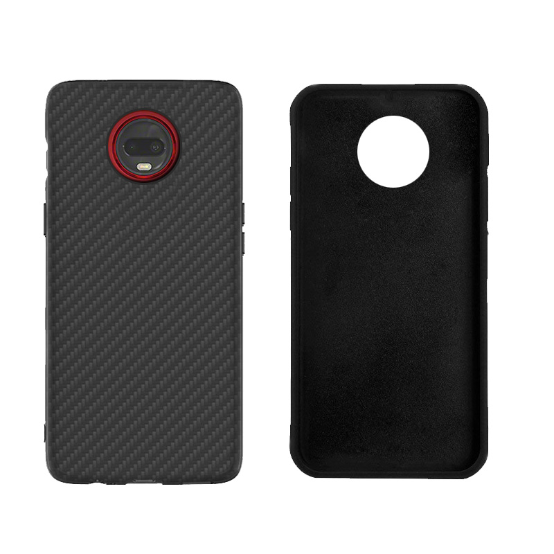 Premium Carbon Fiber  Case Full Sides Protective Shell Back shockproof Cover Design For Motorola Moto G7 Plus