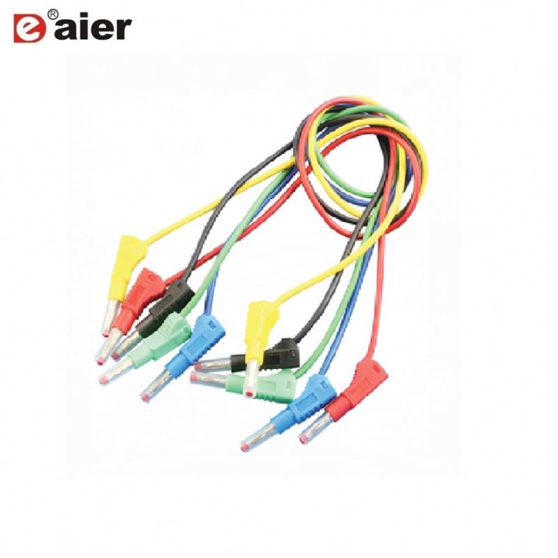 24A 30VDC Male To Male 4MM Speaker Cable Banana Plug With Wire